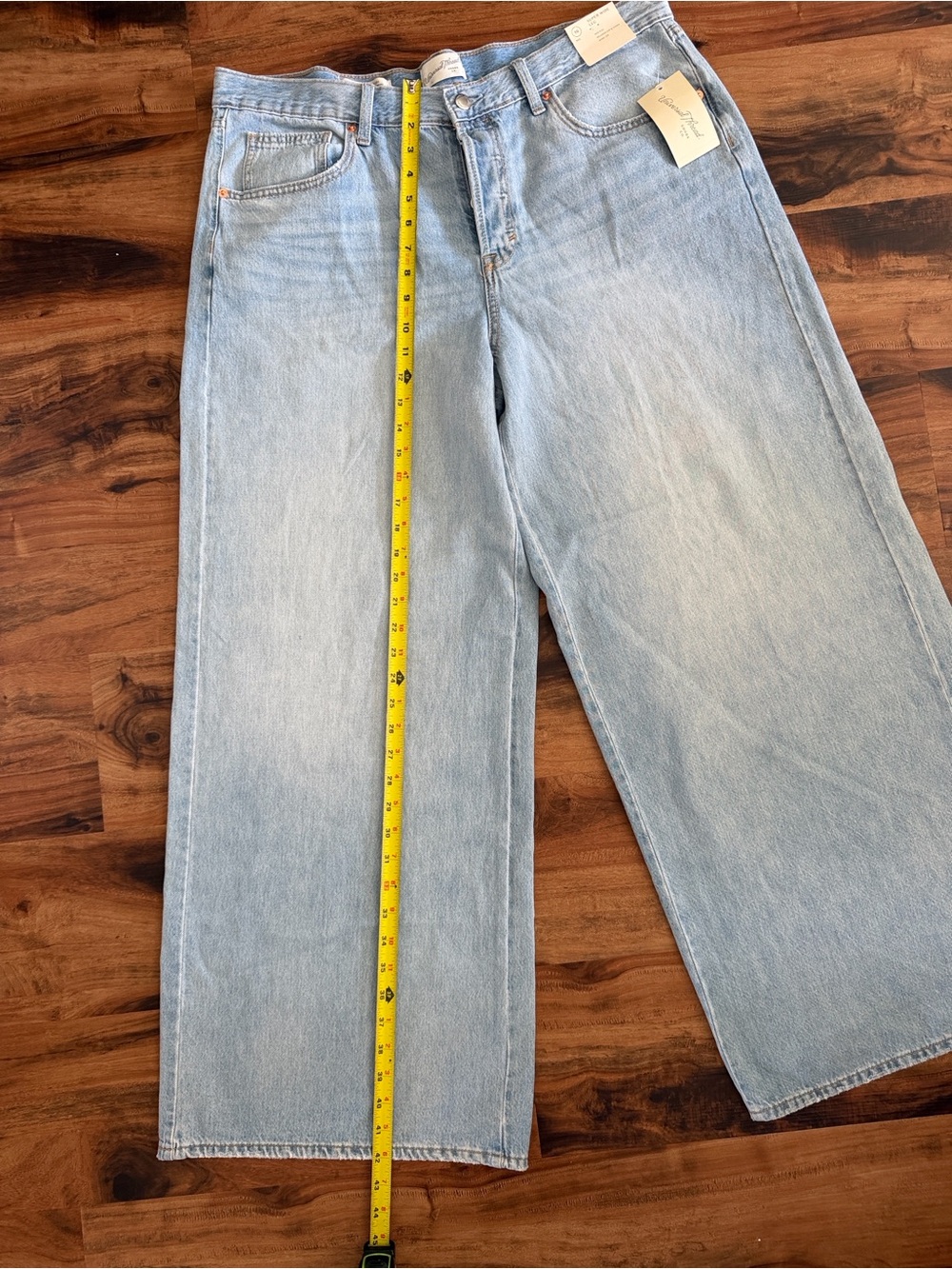 Mid-Rise Super Wide Leg Jeans Size 16R - Picture 2 of 7